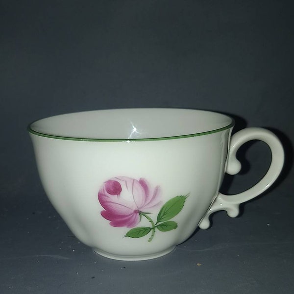 Wien Augarten Wiener Rose small cup mocha cup green rim