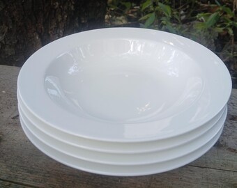Set of 4x Villeroy & Boch Anmut soup plates 20.5 cm