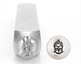 Buddha designs metal stamp  6mm design stamp for jewelry stamping