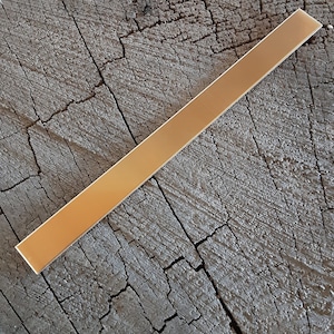 16 gauge brass bracelet blanks or strips - 5/16 inch by 5.75 inch -