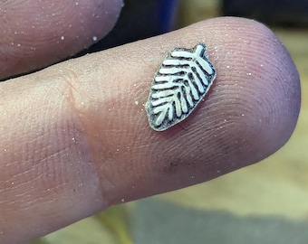 Tiny leaf cut out for soldering - component