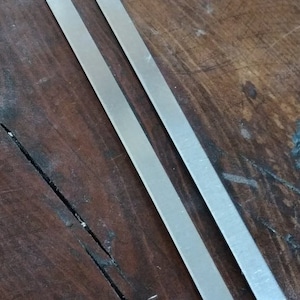 14 gauge aluminum bracelet blanks - 5/16 inch by 5 3/4 inch - aluminum cuff blanks - aluminum stamping blanks - choose your QTY