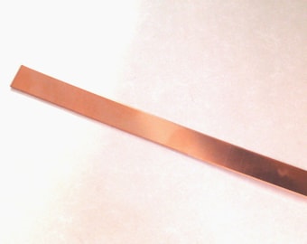 16 gauge bronze strip 1/2 inch by 5 3/4 inch 1 pc , bronze bracelet blanks , bronze stamping blank