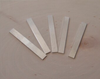 16 gauge aluminum rectangle tag blanks 3/8 inch wide , aluminum strips