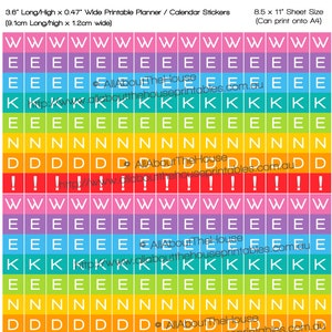 Made for Erin Condren Horizontal Planner Size Weekend Planner Stickers ...