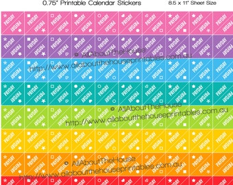 Triangle Payday Planner Stickers Flag Banner Printable Calendar Shift Times Job 1" H x 0.75" wide made for Erin Condren, Plum Paper T002