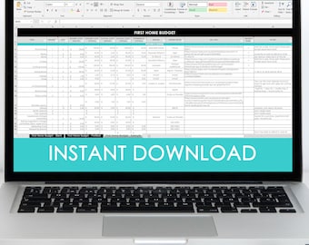 First Home apartment spreadsheet first apartment checklist budgeting wish list things to buy new home checklist inventory college apartment