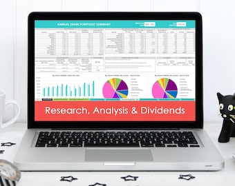 Stocks tracking spreadsheets shares watch list research analysis dividend tracker franking credits investment australia usa annual summary