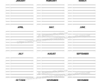 on sale half size printable planner daily planner weekly etsy
