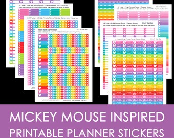 travel planner stickers bundle