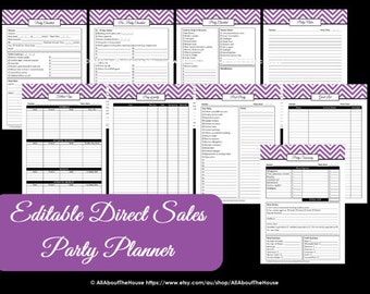 direct sales planner etsy