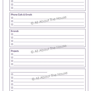 To Do's Printables To Do Lists Organisation Household Binder 18 sheets Value Pack image 2