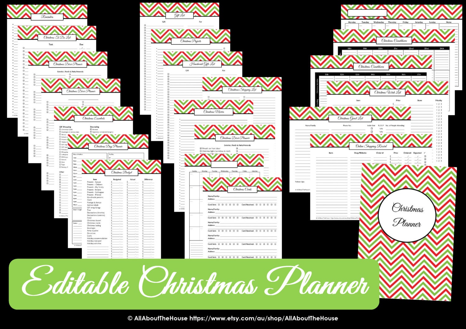 EDITABLE Household Binder Printables Home Binder Cover - Etsy