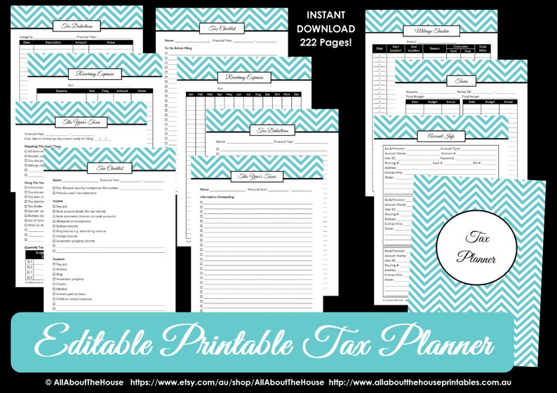 Etsy business planner ebook tool forms Etsypreneur Success Money Order tracker, invoice, creative Business Planner handmade template tax image 5