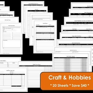 Craft, Hobby, DIY Printables - Organisation - Household Binder - 20 ...