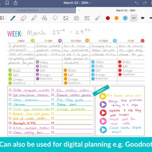 Build Your Own Planner printable bundle planner insert editable refill to do shopping grocery task organizer agenda 2024 2025 perpetual image 7