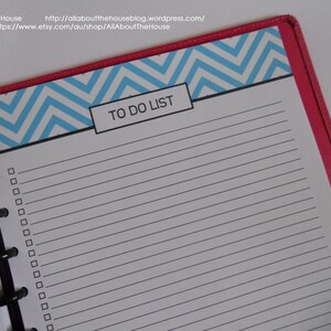 Chevron to Do List Printable Checklist Perpetual PDF Editable Household ...