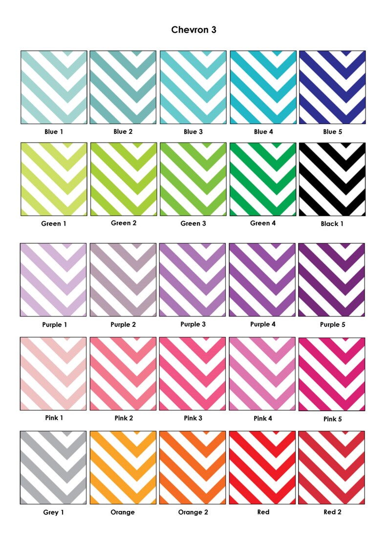 Personalised Binder Covers and Spines Monogram Chevron Household Binder Home Binder Recipe Binder School Binder Printable image 4