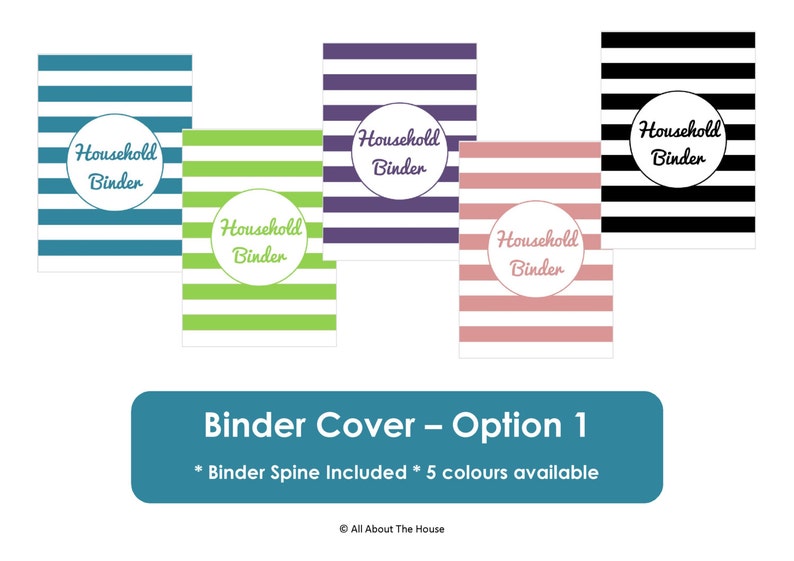 Mega Household Binder Planner Pack Printables Home Organisation 131 sheets Super Value Pack image 2
