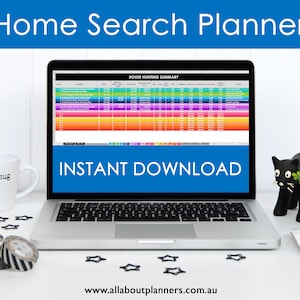 House hunting property search spreadsheets list dream home buying rental properties use in Microsoft Excel Google Sheets or Numbers for Mac