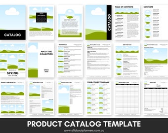 Catalogue template line sheet canva wholesale price list template catalog sales sheet linesheet small business editable template order form