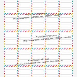 Erin Condren Planner Stickers Printable Full Box - Rainbow - Decorate ...