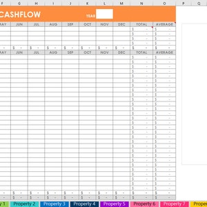 Rental Property spreadsheets track income expenses 1 20 investment properties manager use Microsoft Excel Google Sheets or Numbers for Mac image 5