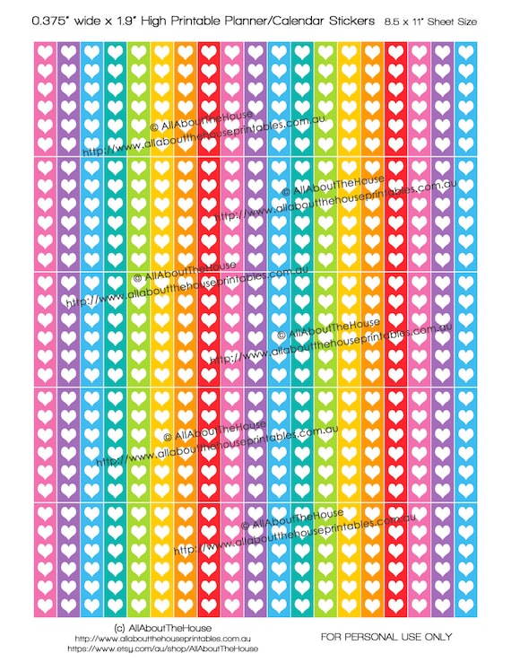 Instant Rainbow Planner Stickers Instant Rainbow Planner Stickers