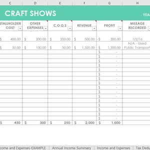 Etsy Seller Spreadsheets, shop management Tool, financial, tax reporting, profit and loss, income, expenses, spreadsheet, excel, google docs image 1