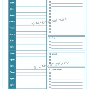 Time Planning Printables Time Planning Basics Household Binder 5 sheets Value Pack image 3