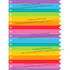 Notes Page Title Topper Header Planner Stickers Checklist Printable to ...