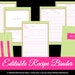 see more listings in the Recipe Printables section