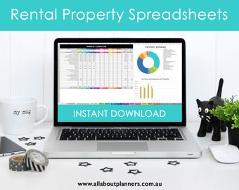 Rental Property spreadsheets investment income expenses tax deductions landlord manage Use Microsoft Excel Google Sheets or Numbers for Mac