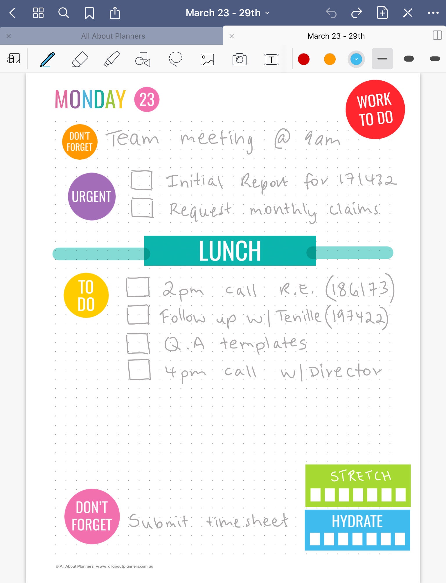 Habit Tracker Routine Tasks Digital Planner Stickers Daily to Do ...