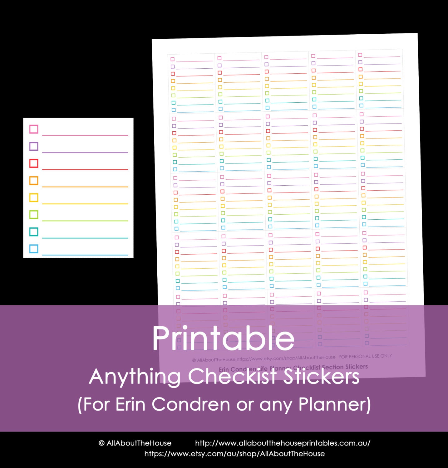 Instant Rainbow Planner Stickers Instant Rainbow Planner Stickers