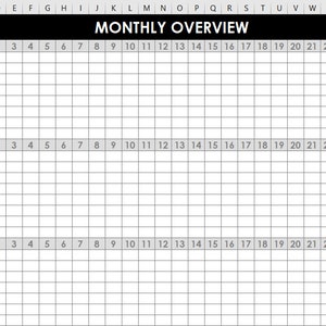 Monthly Habit Tracker spreadsheet Excel routine tasks, goals, google sheets template organize daily weekly monthly tasks cleaning chores image 7