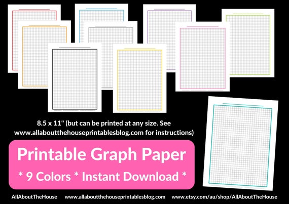 graph paper printable planner insert diy letter size can print at half size a5 personal filofax kikki k etc habit tracker log bullet journal by allaboutthehouse catch my party