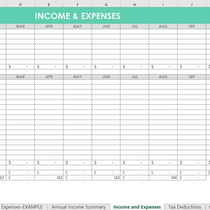 Etsy Seller Spreadsheets, shop management Tool, financial, tax reporting, profit and loss, income, expenses, spreadsheet, excel, google docs image 4