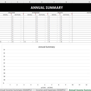 Etsy Seller Spreadsheets, shop management Tool, financial, tax reporting, profit and loss, income, expenses, spreadsheet, excel, google docs image 7