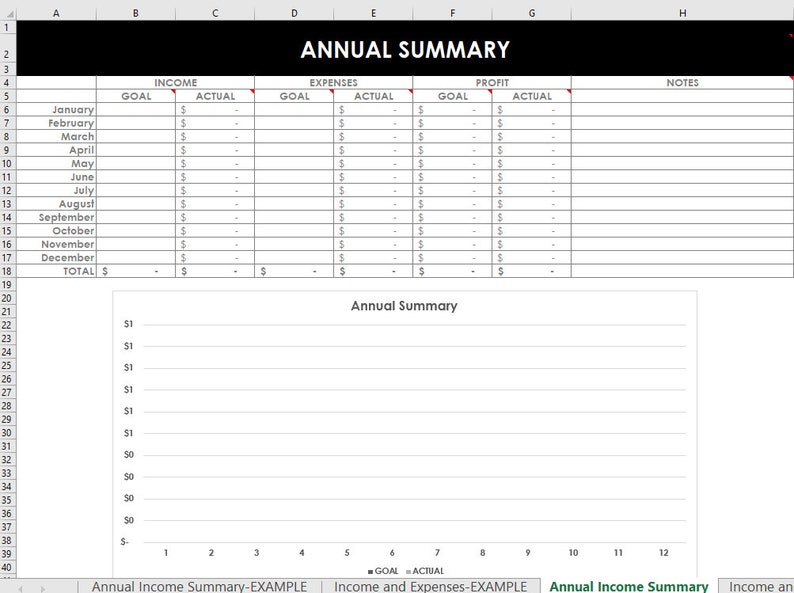 Etsy Seller Spreadsheets, shop management Tool, financial, tax reporting, profit and loss, income, expenses, spreadsheet, excel, google docs image 7