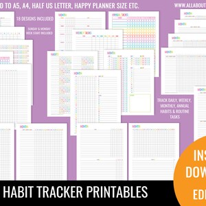 Build Your Own Planner printable bundle planner insert editable refill to do shopping grocery task organizer agenda 2024 2025 perpetual image 3