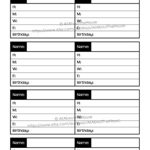Printable Planner daily planner weekly planner calendar diary PDF Editable day Agenda academic Add On Letter rainbow to do list 2016 2017 image 4