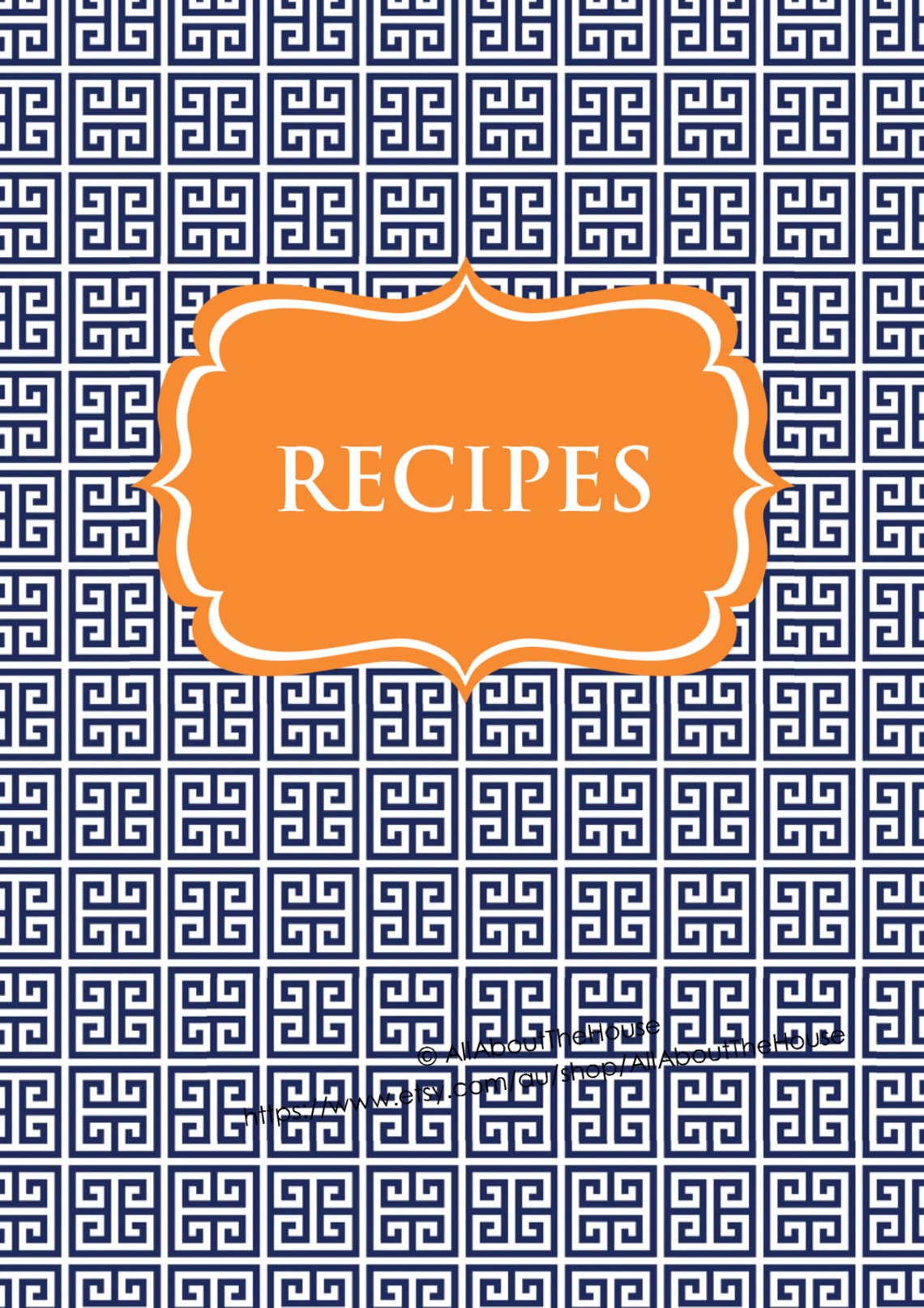 EDITABLE Recipe Binder Printables Recipe Sheet Recipe Card Etsy
