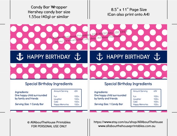 large candy bar wrapper template large candy bar wrapper template