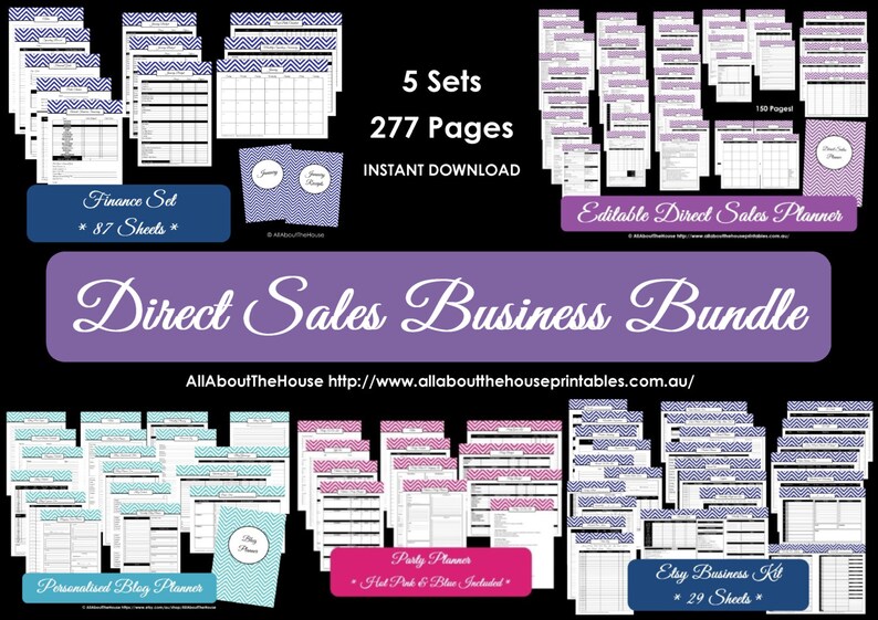 PURPLE Direct Sales Business Planner Printable Blog Finances Etsy purple-direct-sales-business-planner-printable-blog-finances-etsy
