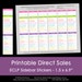 Amanda reviewed Direct Sales Planner Stickers - Weekly or Monthly checklist goals to do routine tasks sidebar happy planner made for Erin Condren plum paper