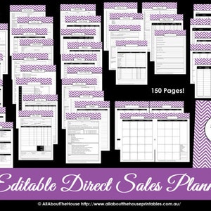 Direct Sales Party Checklist Planner Editable Business Planner Printables Organize any direct sales consultant Pdf Instant DL image 6