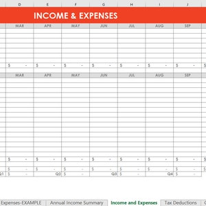 Etsy Seller Spreadsheets, shop management Tool, financial, tax reporting, profit and loss, income, expenses, spreadsheet, excel, google docs image 5