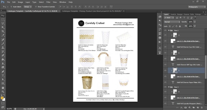 Catalogue template line sheet wholesale retail pricing customisable small business market photoshop psd affinity editable template form image 4