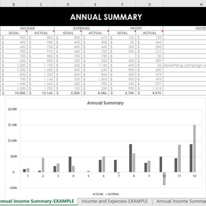 Etsy Seller Spreadsheets, shop management Tool, financial, tax reporting, profit and loss, income, expenses, spreadsheet, excel, google docs image 2